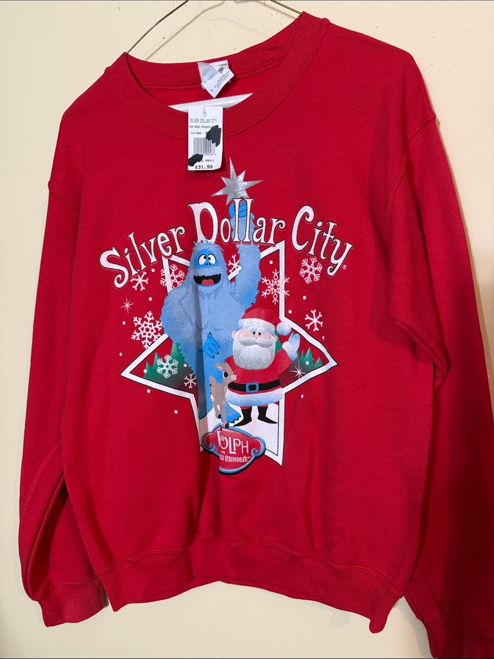 Red Holiday Crewneck Sweater